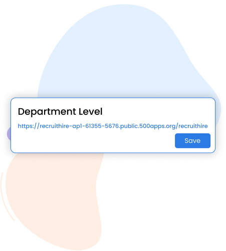 department-level customization