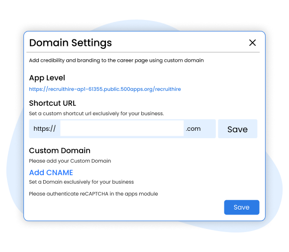 Domain Customization
