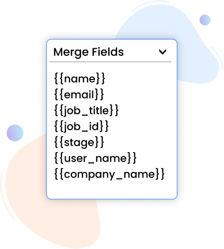 merge fields
